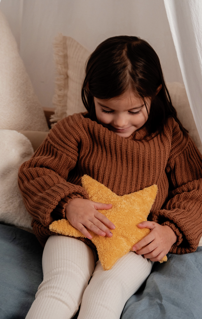 Warming Cushion Star | yellow