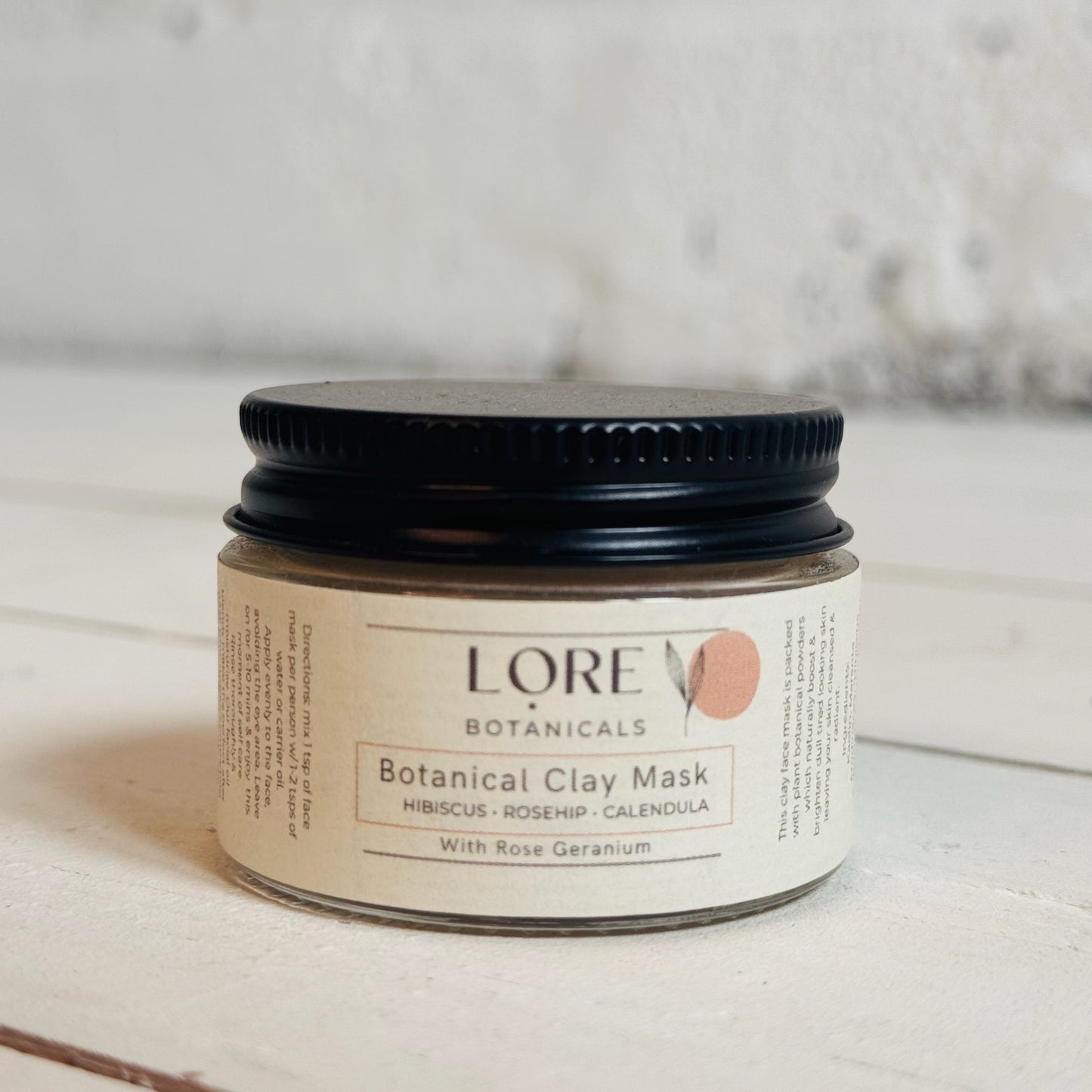 Clay Face Mask | Rose & Geranium