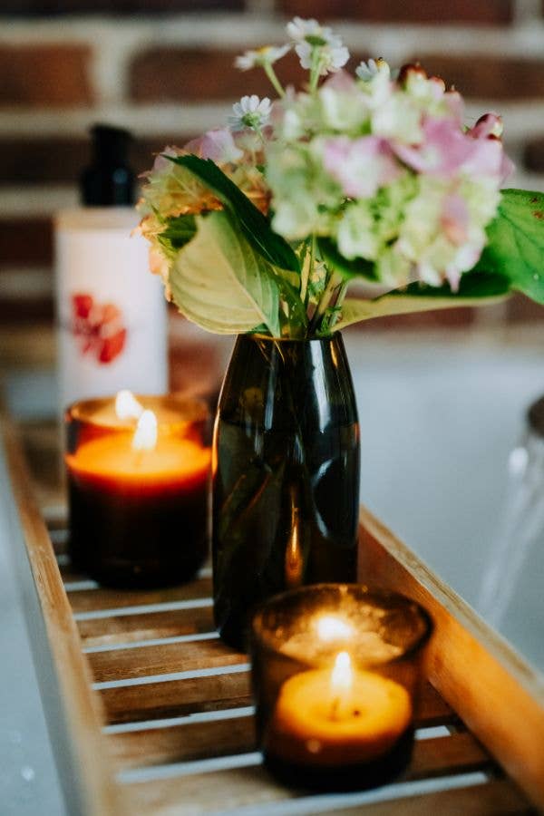 Small Solace Candle - Fire Glass