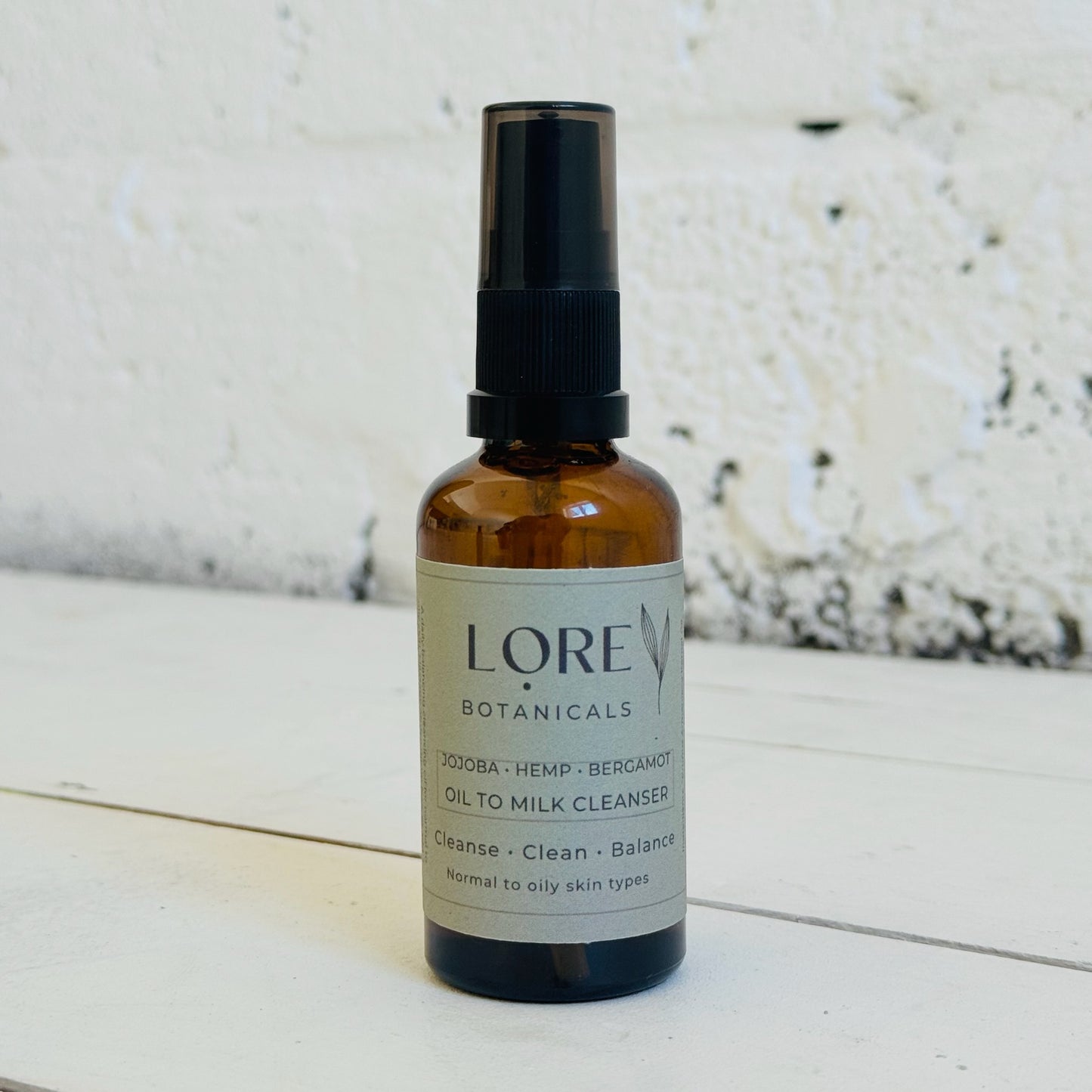 Oil to Milk Cleanser | Jojoba, Hemp and Bergamot