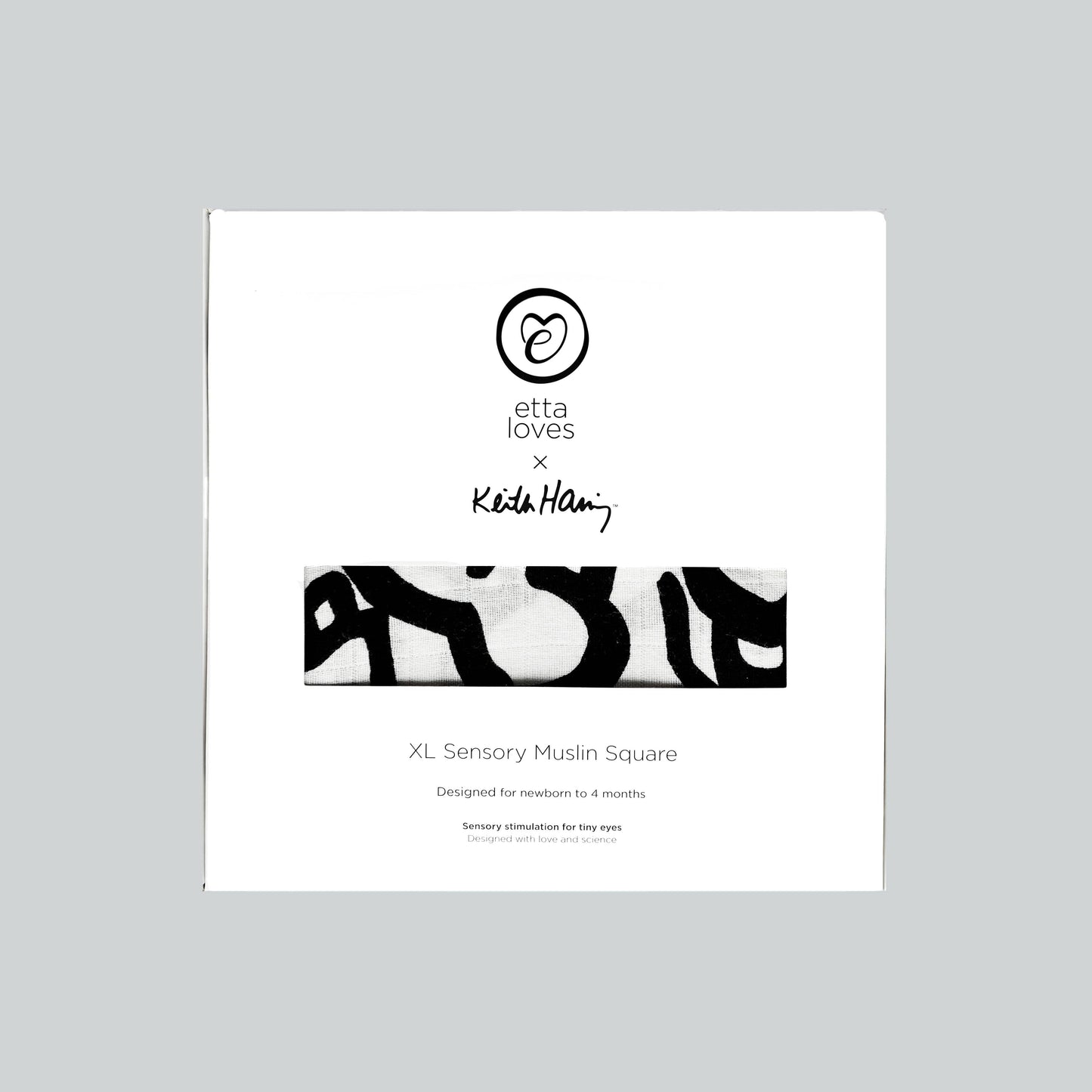 XL Sensory Muslin | Keith Haring 'Baby'