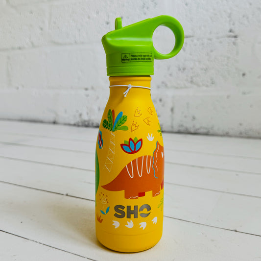 SHO Kids Bottle with Straw Lid | Dinosaur | 260ml
