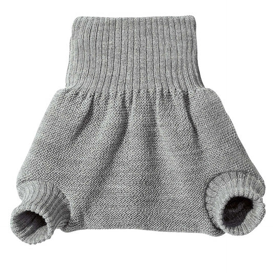 Wool Nappy Cover | Grey | 6-12M (74/80)