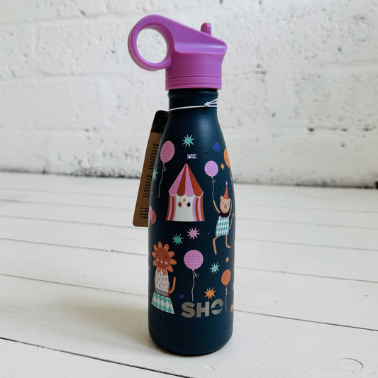 SHO Kids Bottle with Straw Lid | Circus Adventures | 375ml