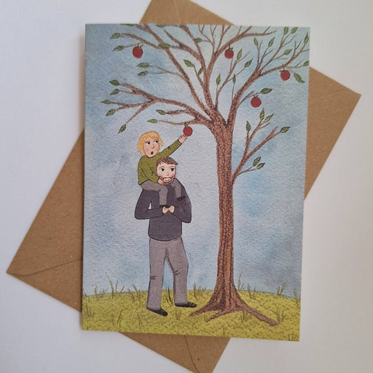Apple Picking Greetings Card