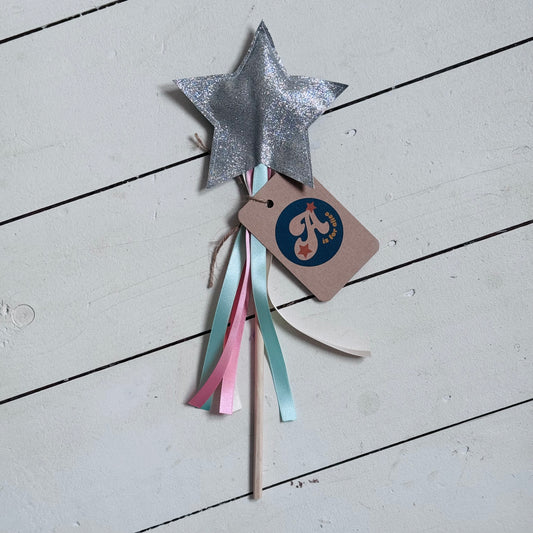 Glitter Magic Wand | Silver