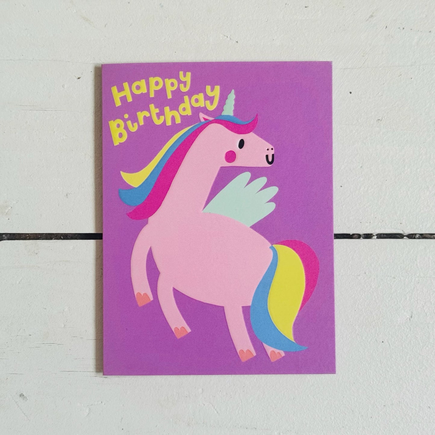 Happy Birthday Unicorn Card