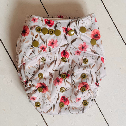 The Pokkit Cloth Nappy | Fleur