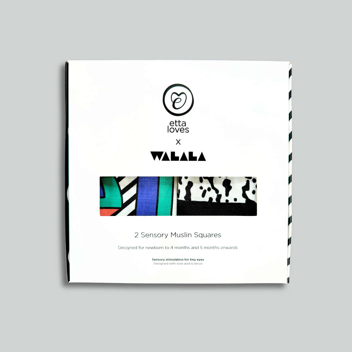 Muslins Squares | 2 Pack | Etta Loves x Walala Studio