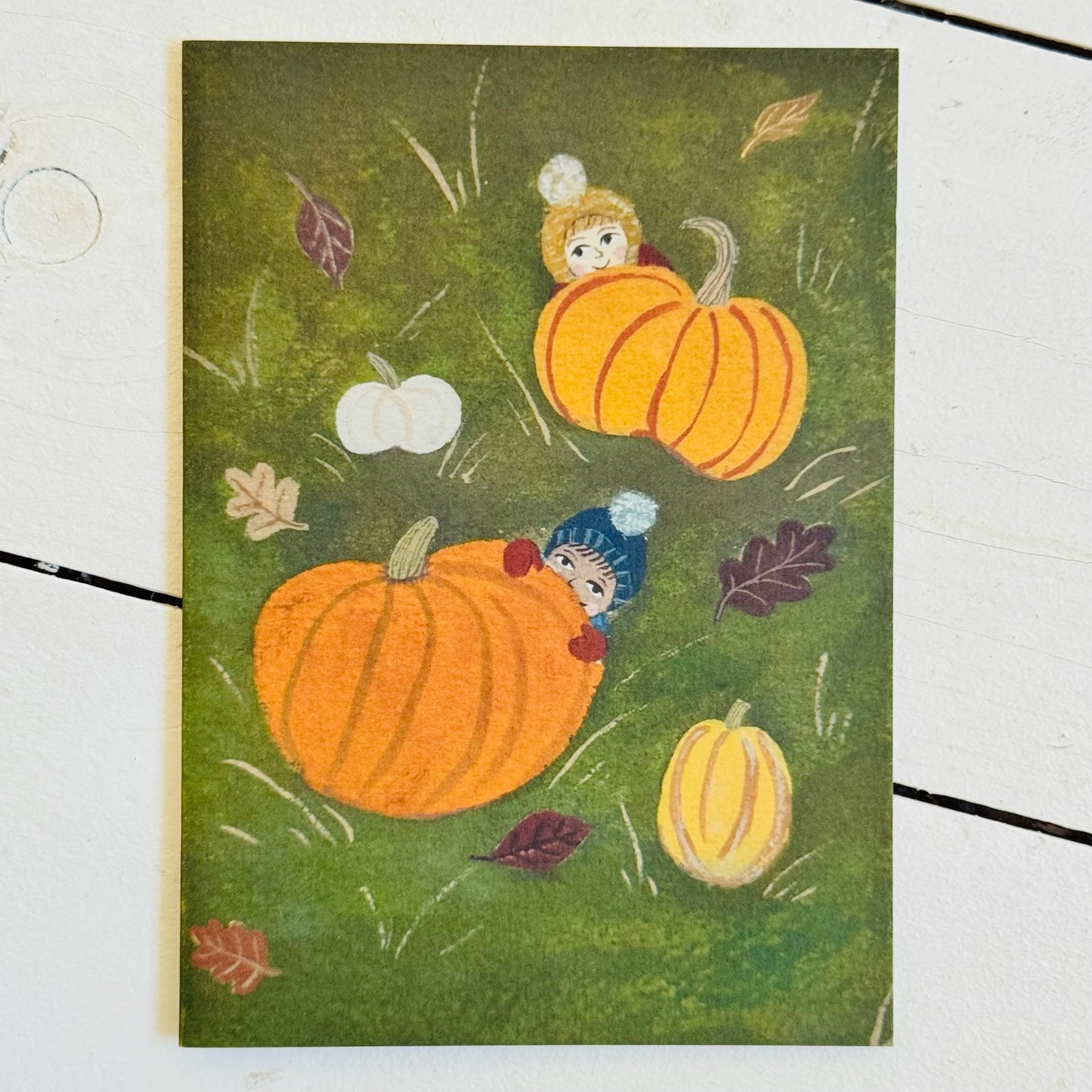 Pumpkin patch greetings card