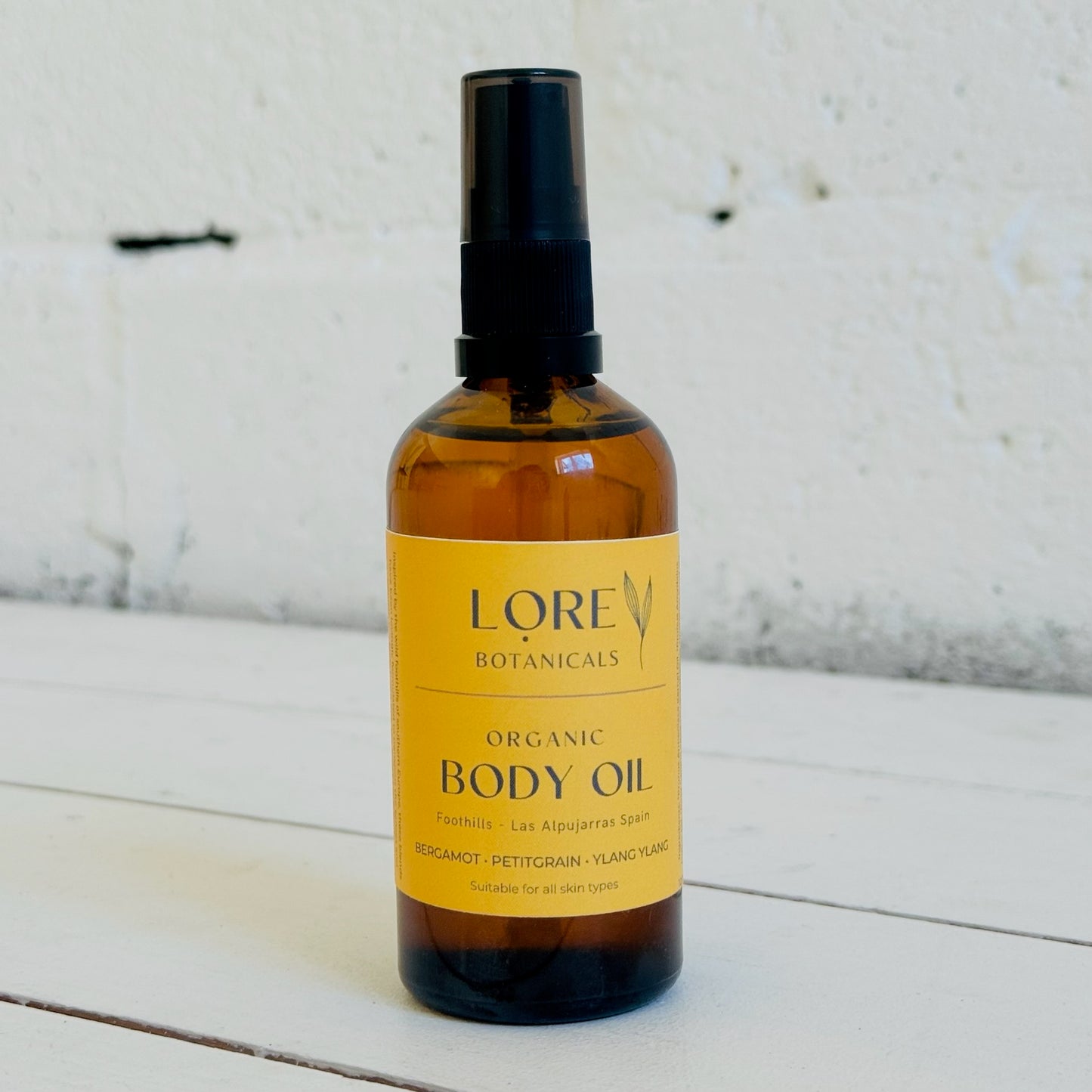 Organic Body Oil | Bergamot, Petitgrain & Ylang Ylang