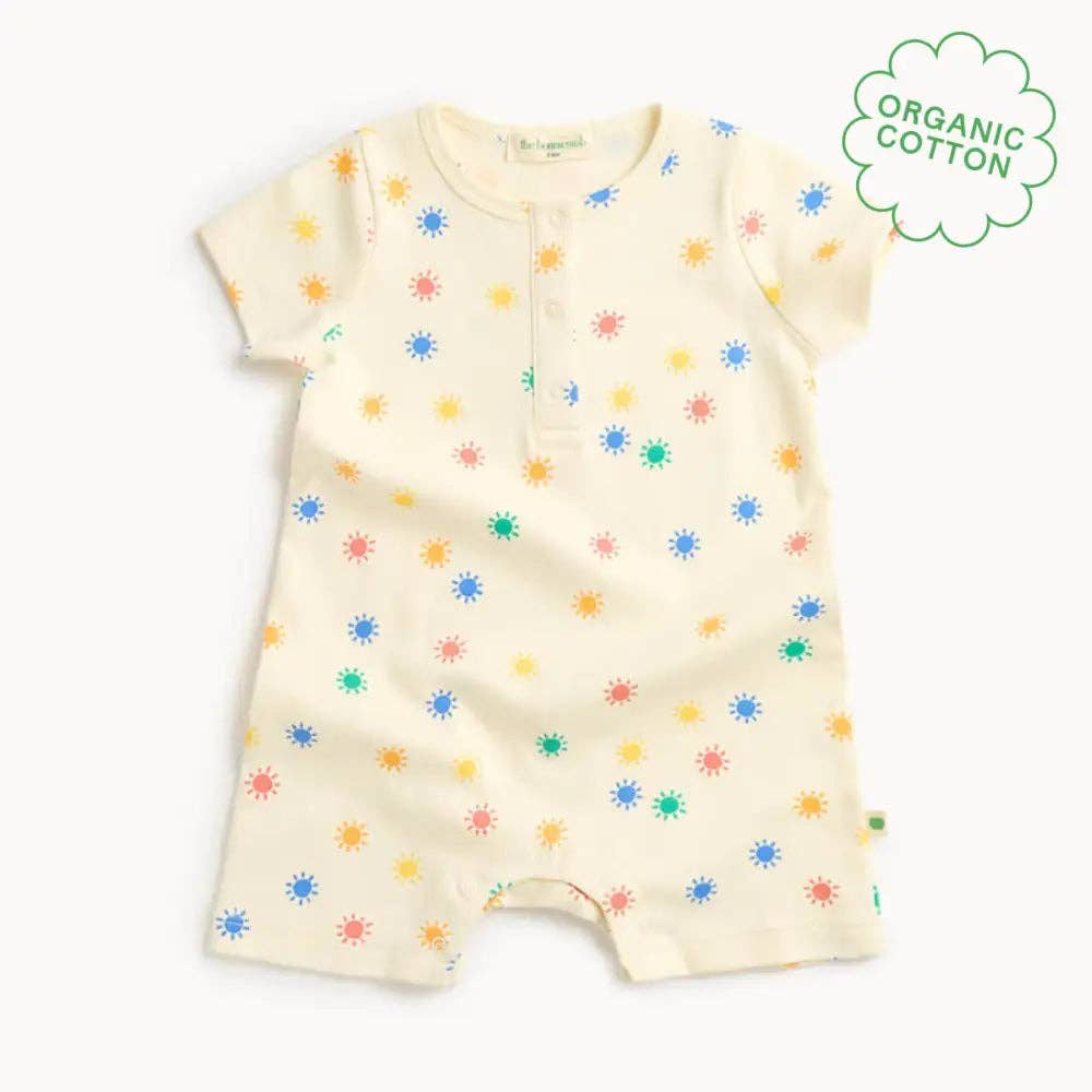 Dinky | Rainbow Sunshine | Short Sleeve Playsuit