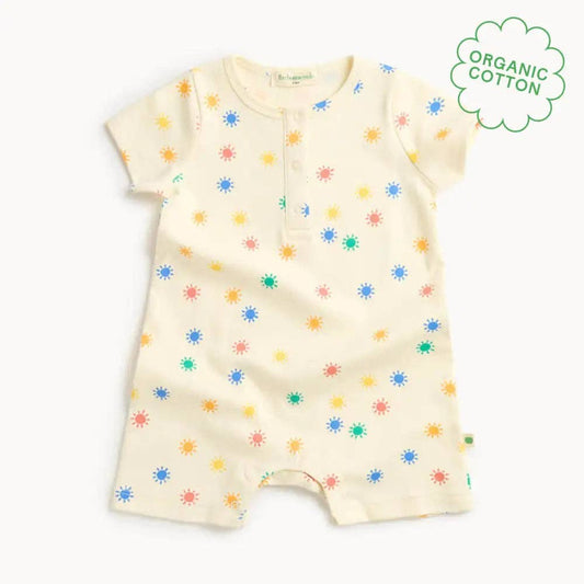 Dinky | Rainbow Sunshine | Short Sleeve Playsuit