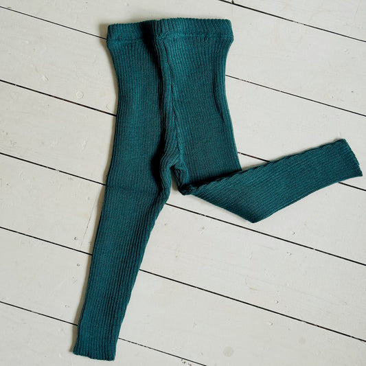 Organic Merino Wool Leggings | Eucalyptus