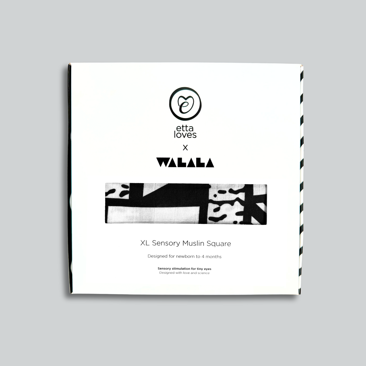 'Mono' Sensory Muslin | Walala Studio