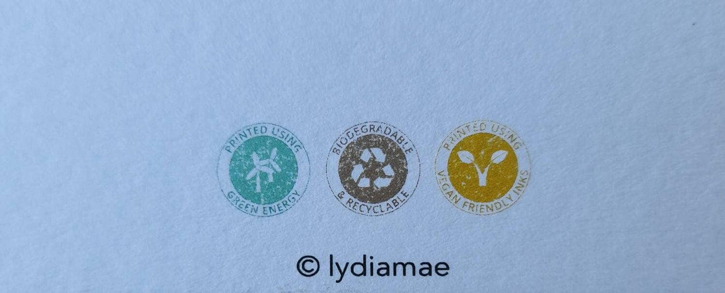 Moon Baby Greetings Card