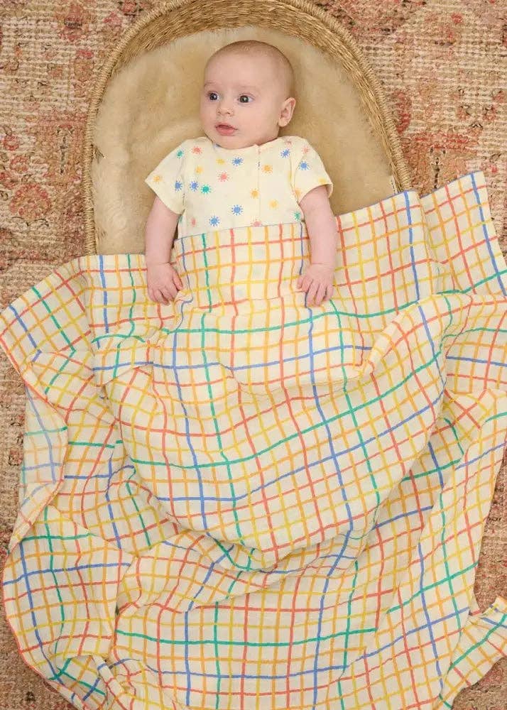 Dinky | Rainbow Sunshine | Short Sleeve Playsuit