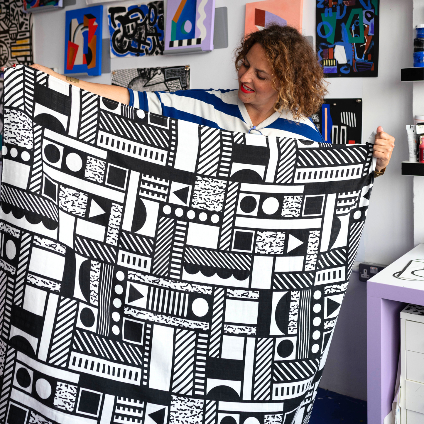 'Mono' Sensory Muslin | Walala Studio