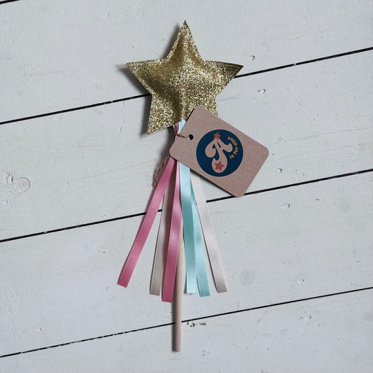 Glitter Magic Wand | Gold