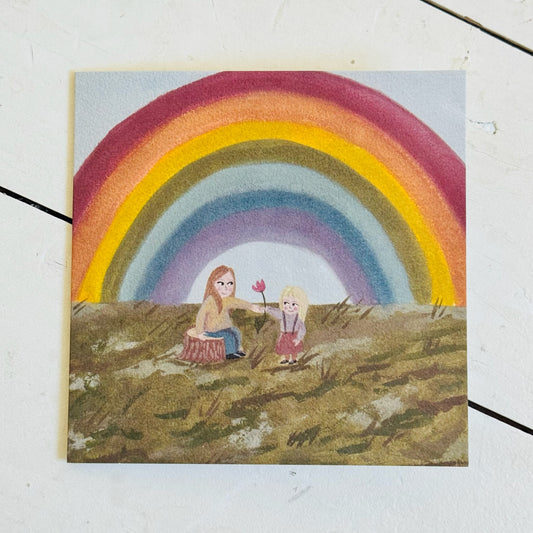 Under the Rainbow Greetings Card
