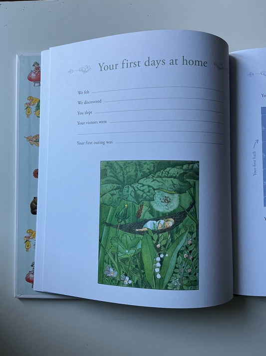 Your Elsa Beskow Baby Book | A Memory Book of Your First Years
