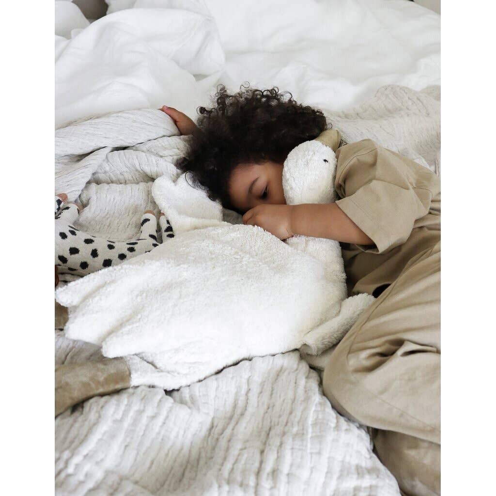 Cuddly animal Goose large | white