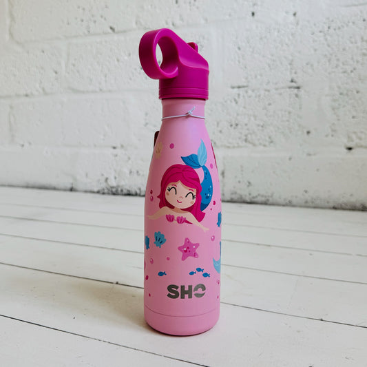 SHO Kids Bottle with Straw Lid | Mermaid at Heart | 375ml