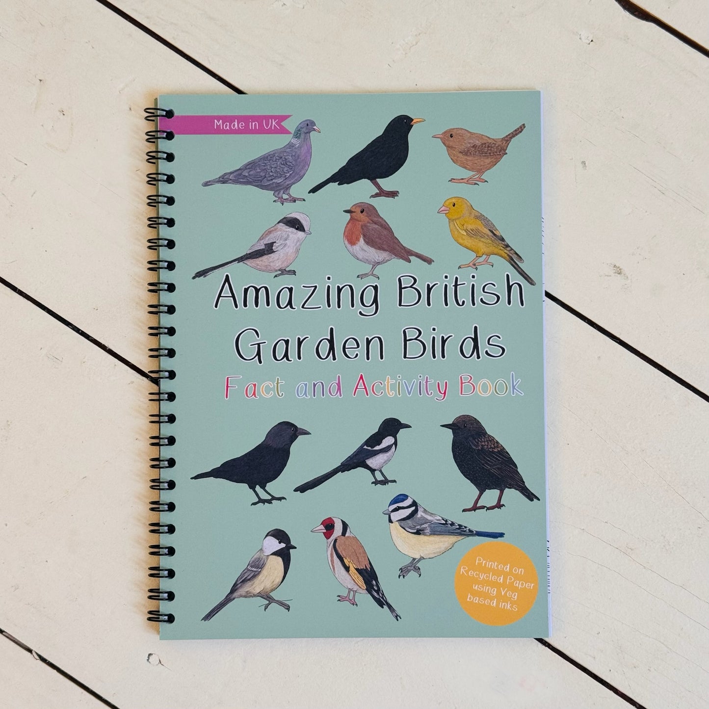 Amazing British Garden Birds Fact and Activity Book 