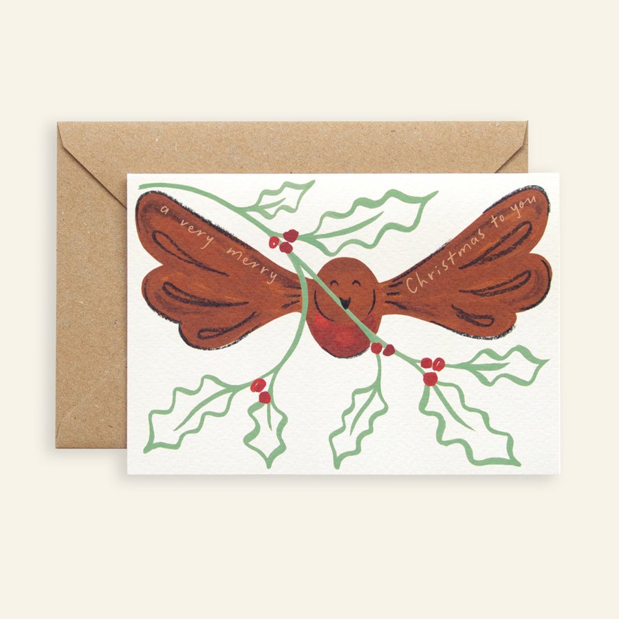 Robin Christmas Card