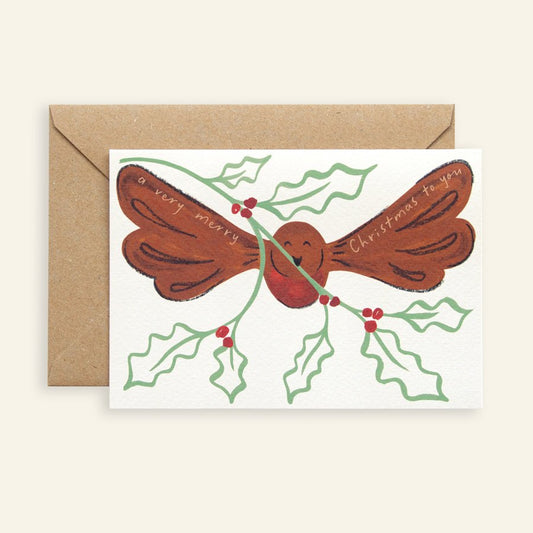 Robin Christmas Card