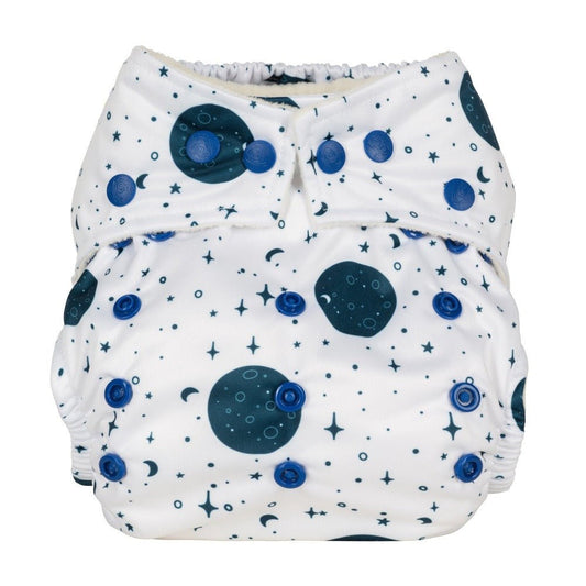  baba and boo one size pocket nappy moonlight