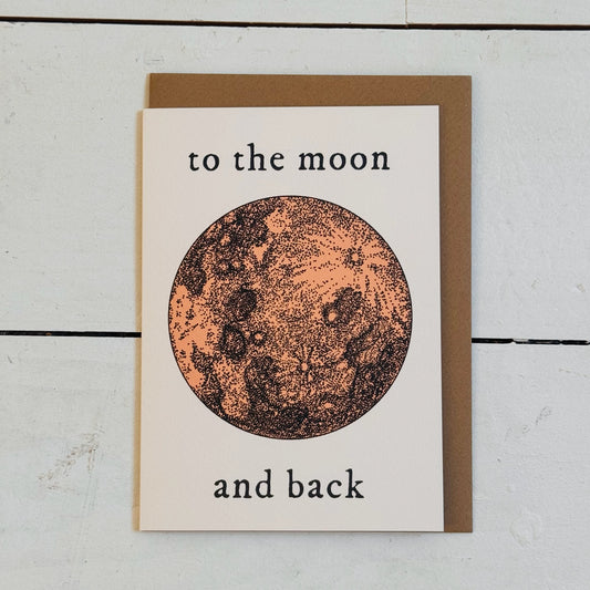 To The Moon And Back Card