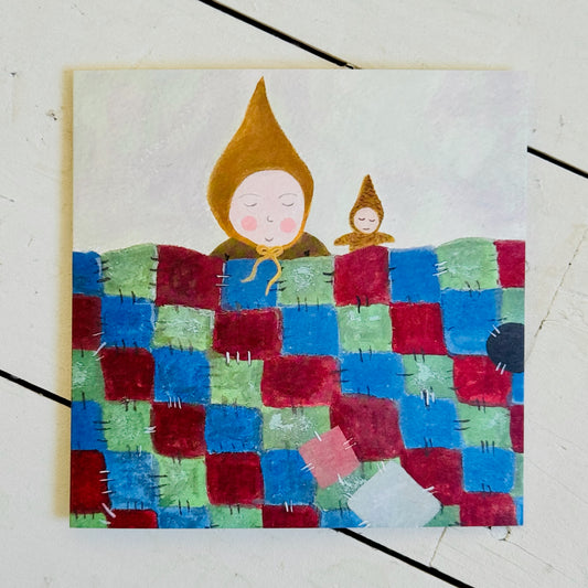 Patchwork Blanket Greetings card
