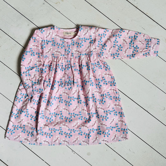 Yoke Dress | Winter Berry