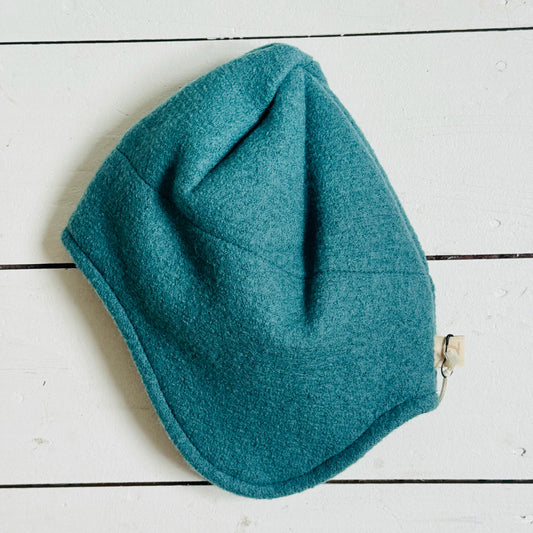 Organic Merino Boiled Wool Hat | Eucalyptus
