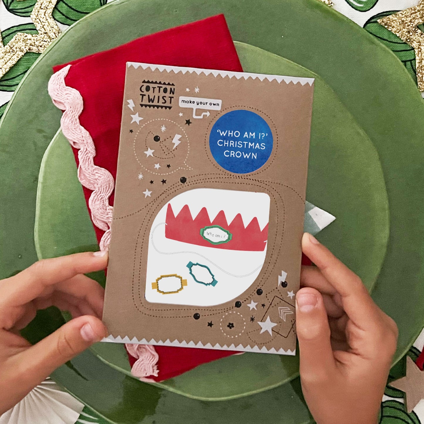Make Your Own 'who Am I?' Christmas Cracker Crown