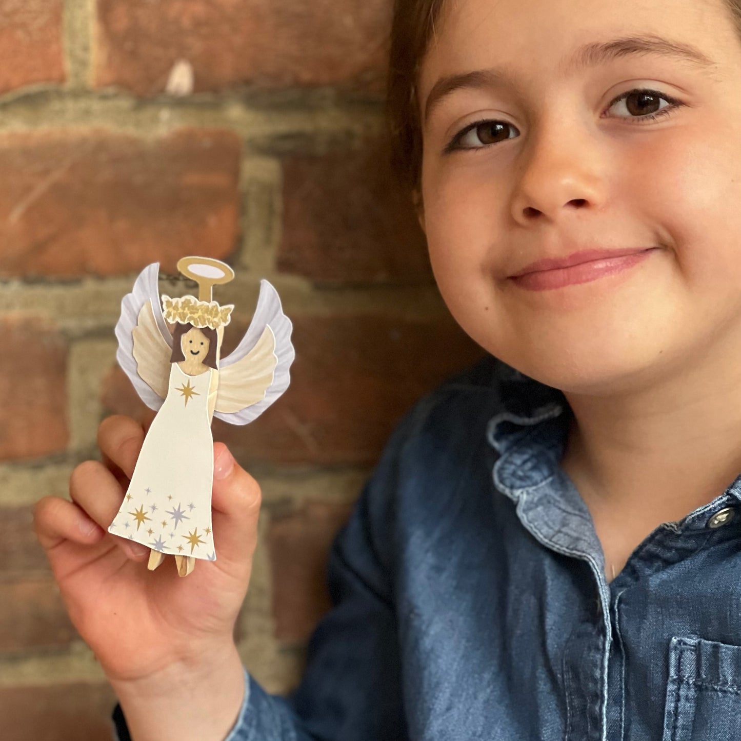 Make Your Own Angel Peg Doll
