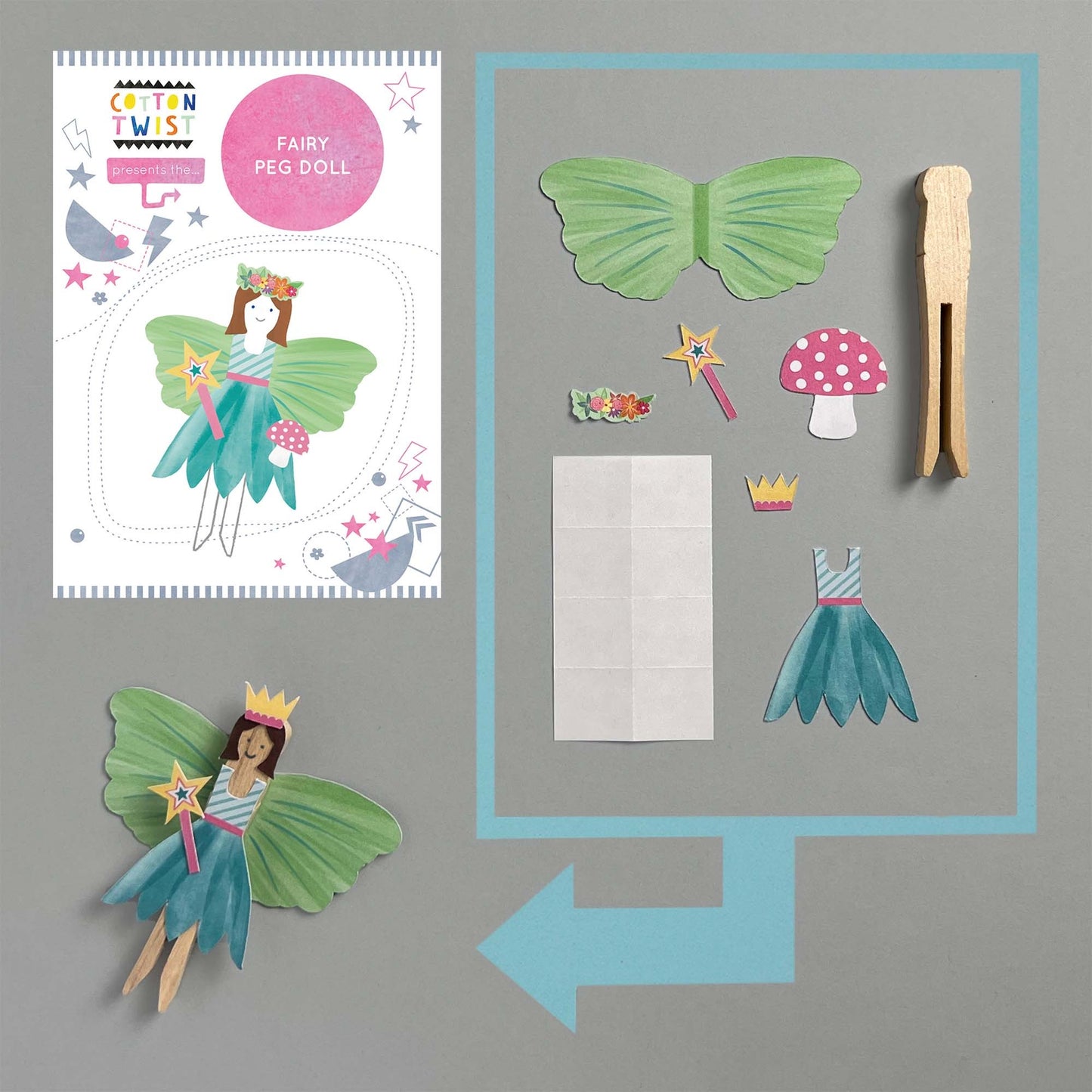 Make Your Own Fairy Peg Doll