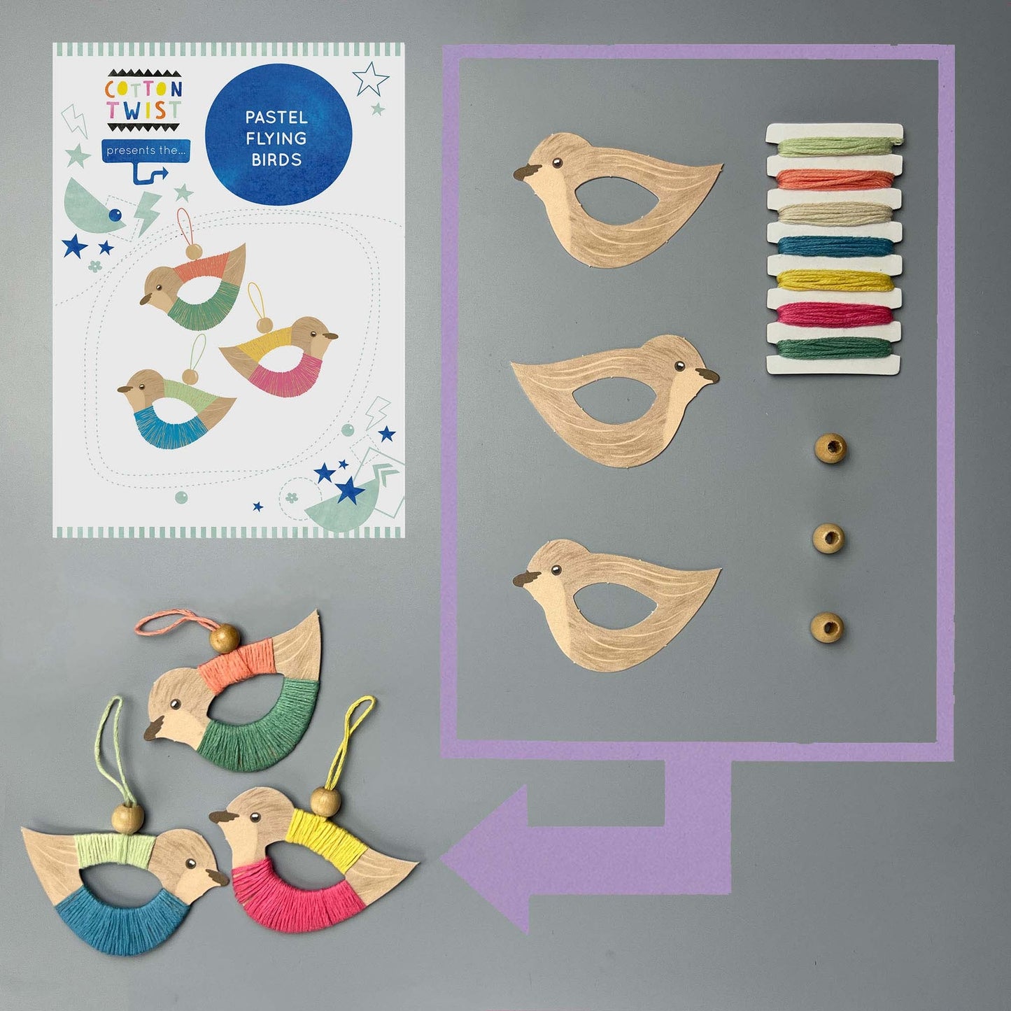 Make Your Own Flying Bird Decorations