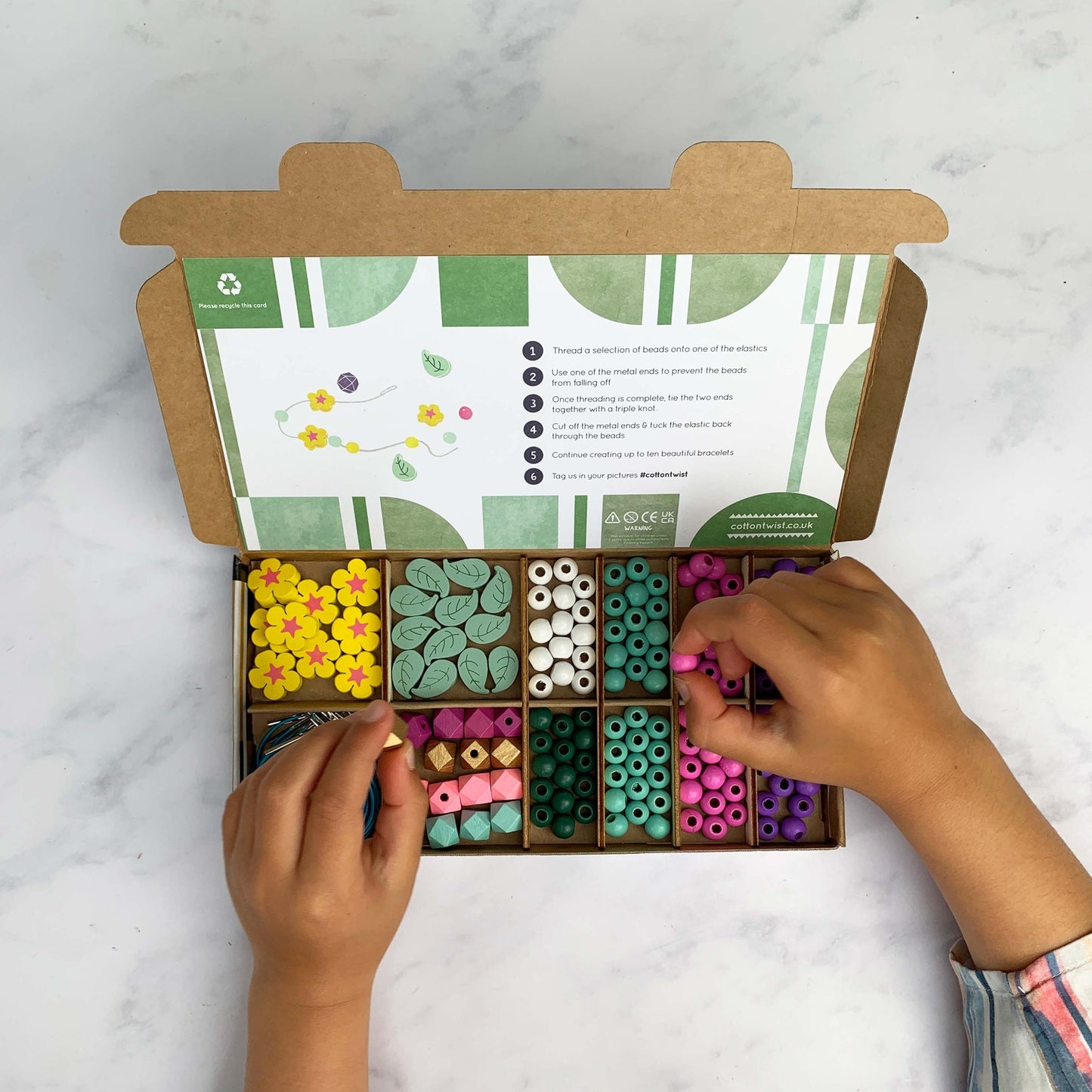 Woodland Bracelet Making Kit | DIY Craft Kit for Kids