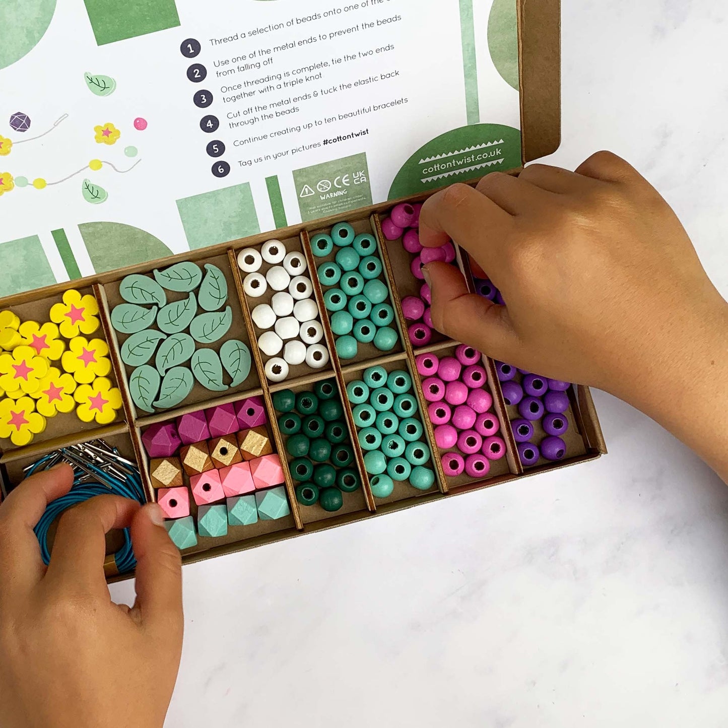 Woodland Bracelet Making Kit | DIY Craft Kit for Kids