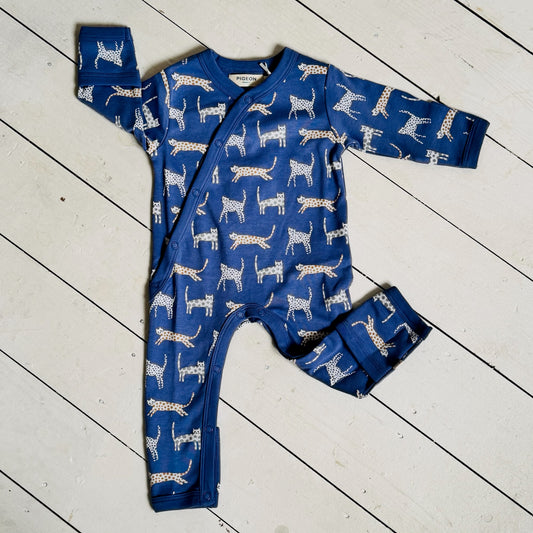 Kimono Romper | Blue Cats