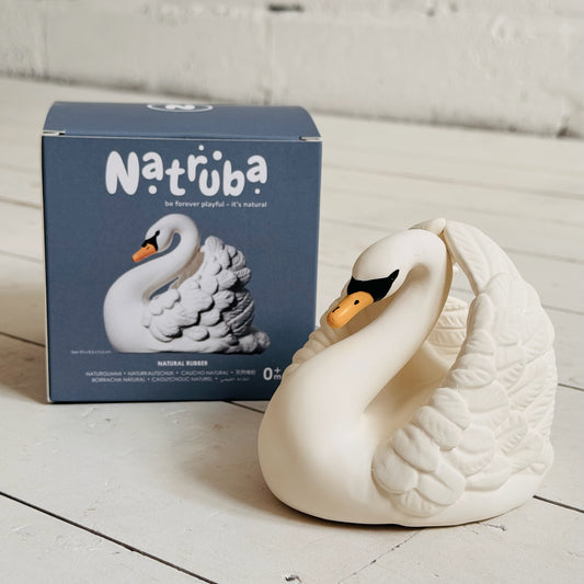Natural Rubber Swan Toy | Large