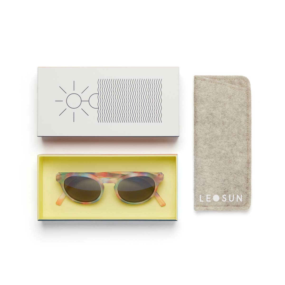 Kids Polarized Sunglasses 5+ years | Faded Rainbow