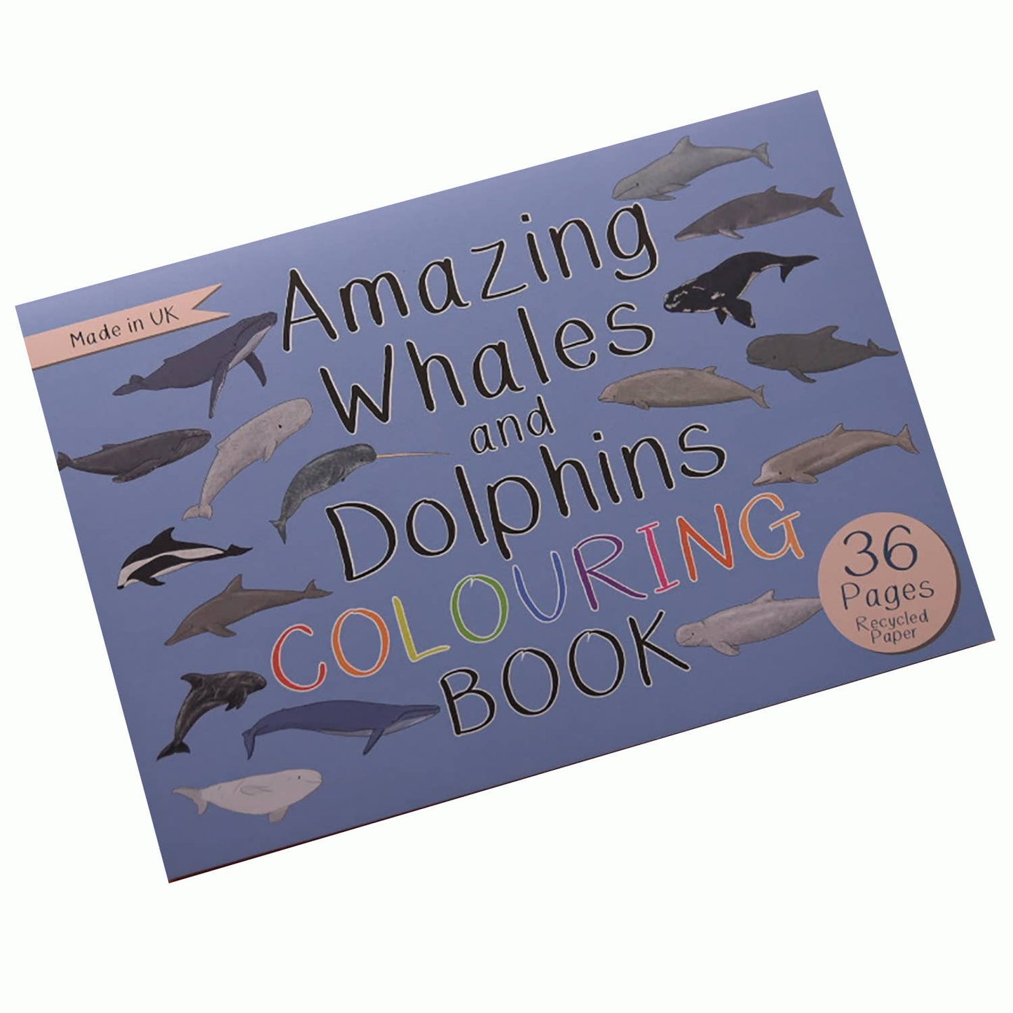 Amazing Whales and Dolphins Colouring Book