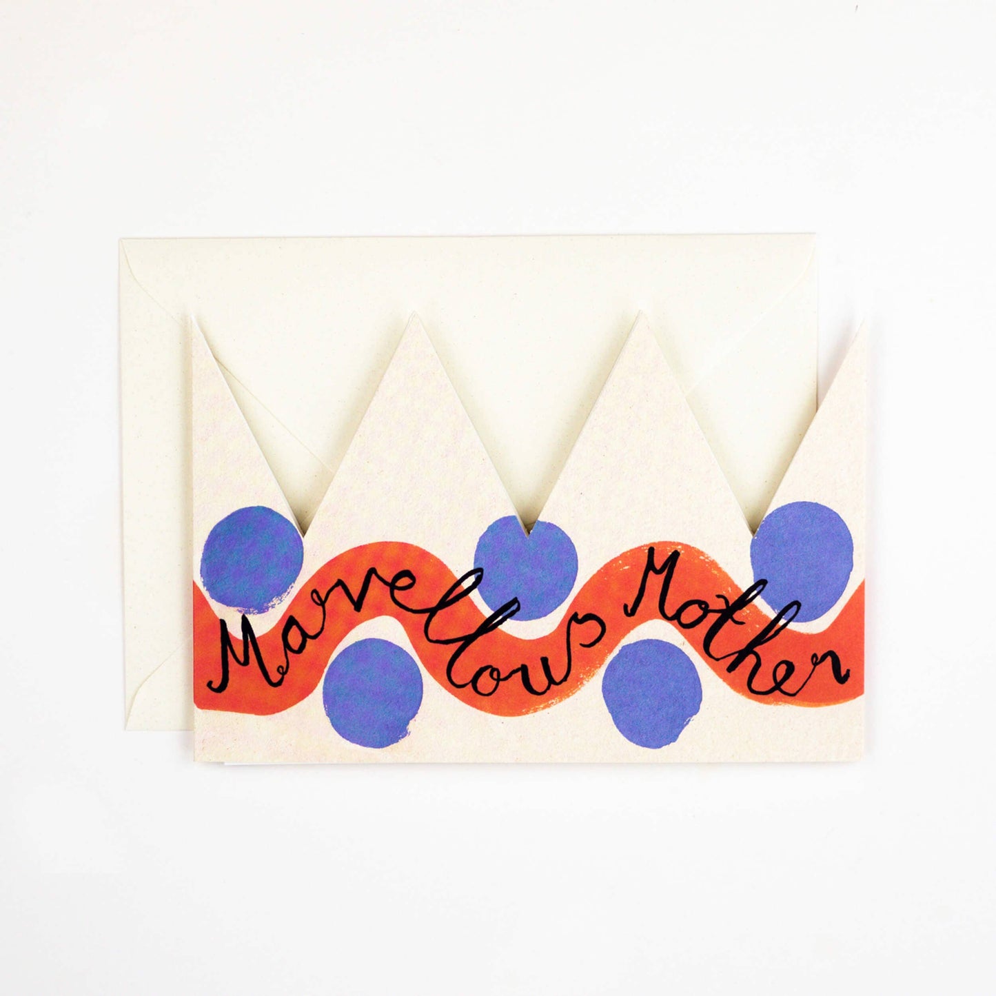Marvellous Mother Party Hat Card