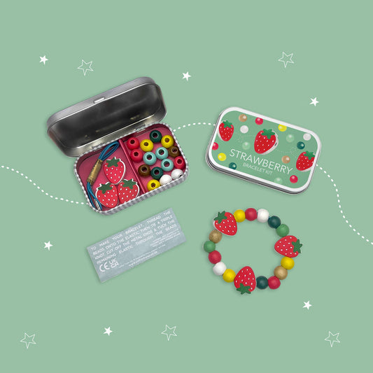 Strawberry Bracelet Gift Kit | DIY Craft Kits for Kids