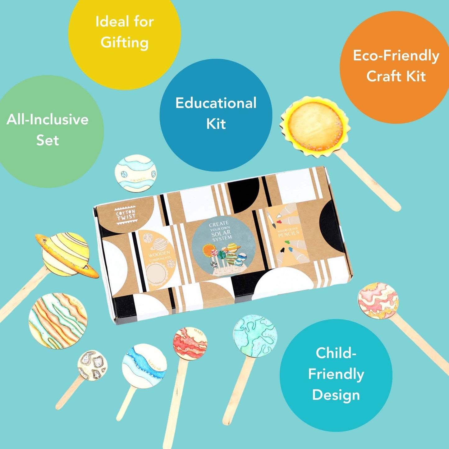 Solar System Craft Kit | DIY Craft Set for Kids