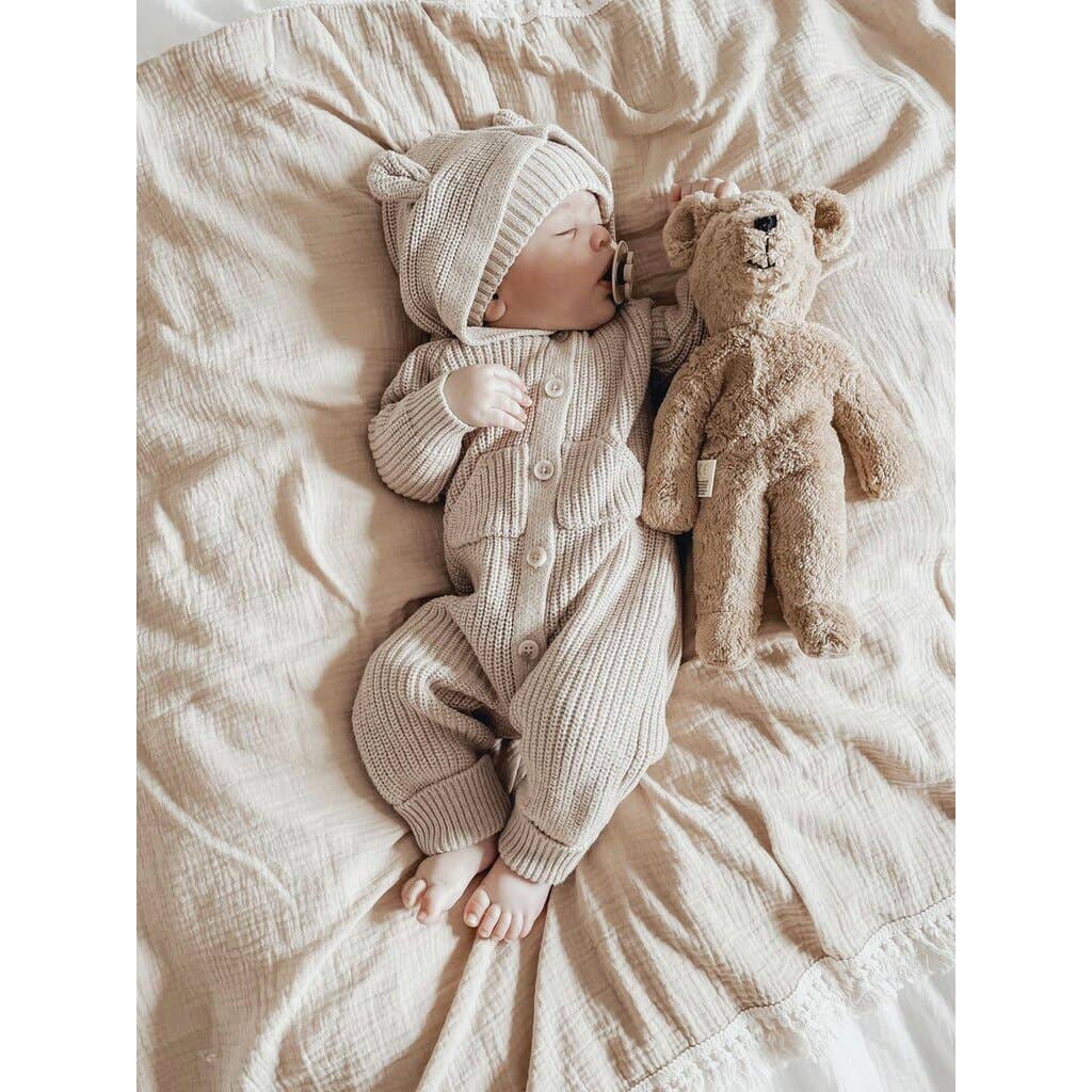 Floppy animal Bear, small | beige