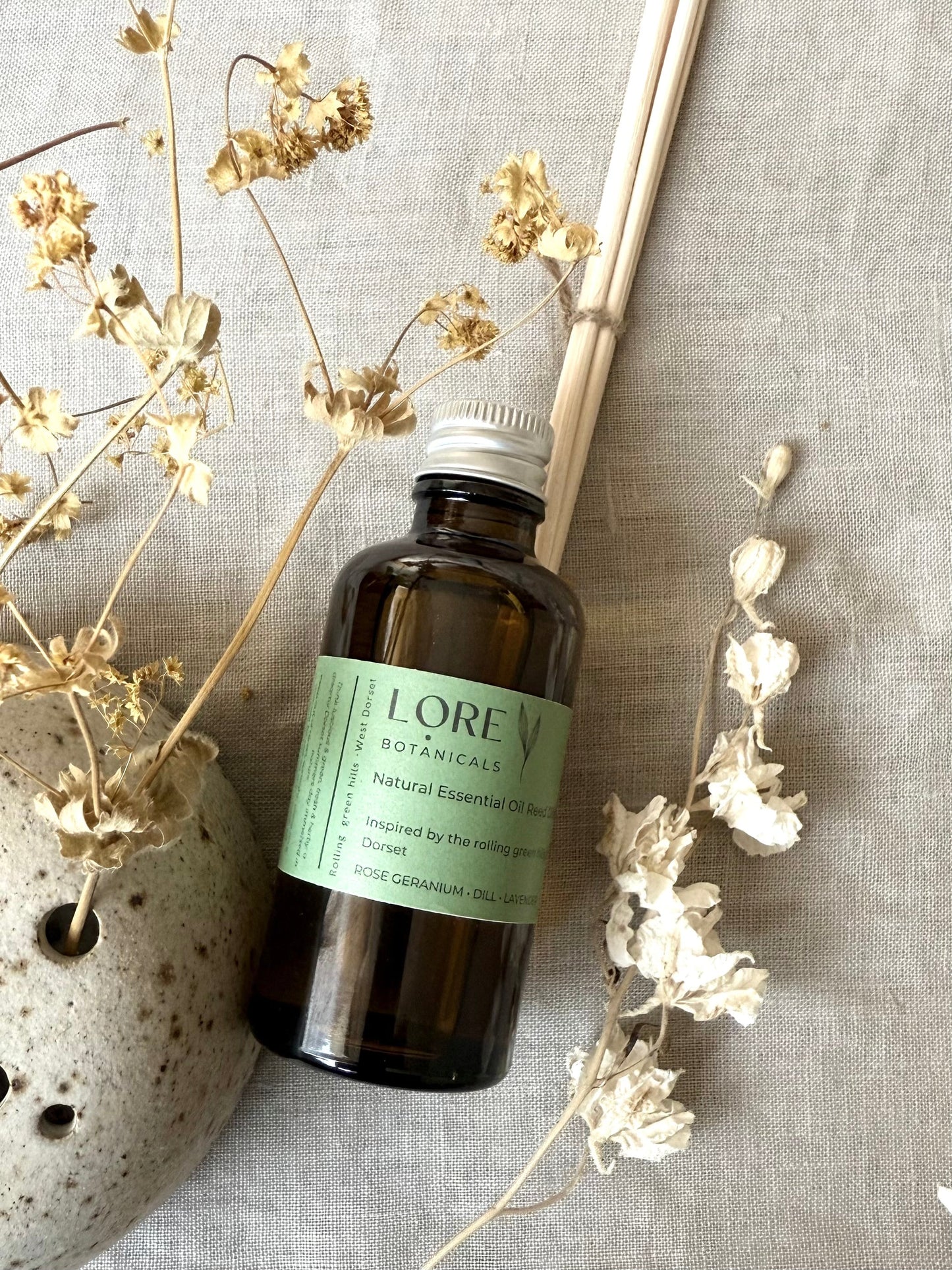 Natural Reed Diffuser 50ml | Dorset: Rolling Green Hills